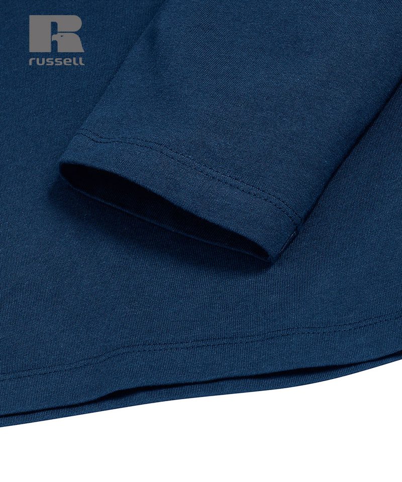 T-shirt uomo manica lunga in cotone organico Russell JE100M 11 T-shirt-uomo-manica-lunga-in-cotone-organico-Russell-JE100M-bordo-manica