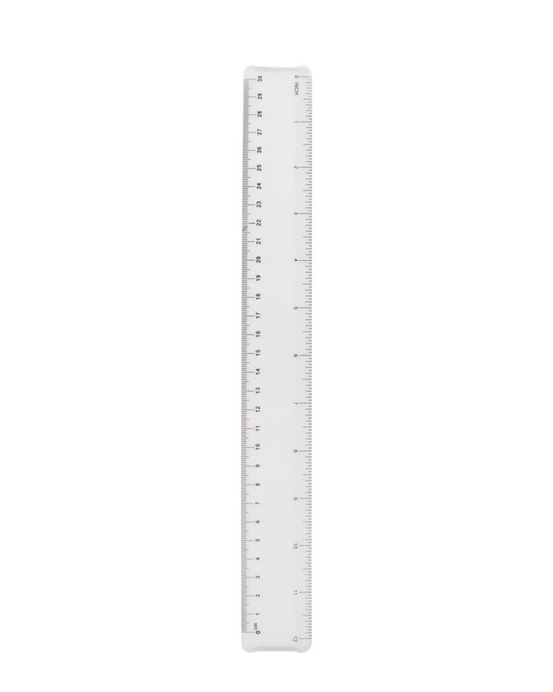 Righello in plastica con righello pieghevole bianco e nero Righello da  disegno da 30 cm per la scuola