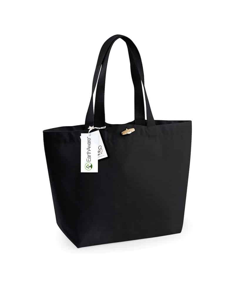 Shopper-in-canvas-organico-Westford-Mill-W850-nero