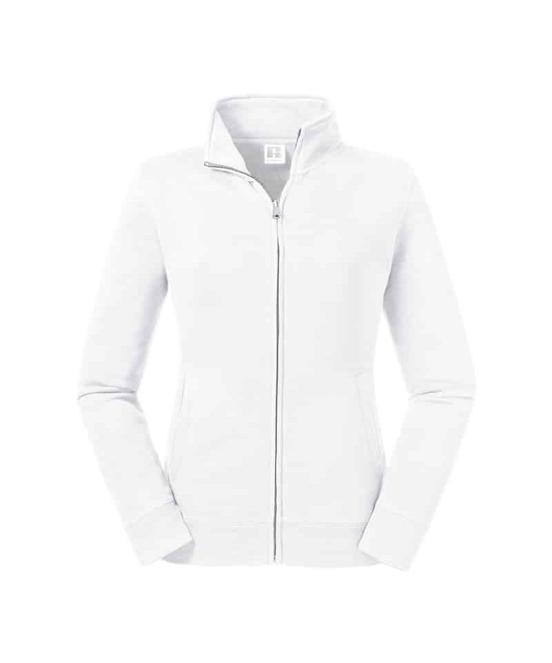 Felpa Donna con cerniera zip in metallo Russell JE267F 8 Felpa Donna con cerniera zip in metallo Russell JE267F bianco