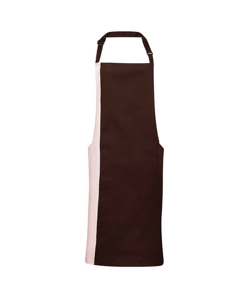 Grembiule con pettorina bicolore Premier PR162 11 Grembiule-con-pettorina-bicolore-Premier-PR162-marrone-beige