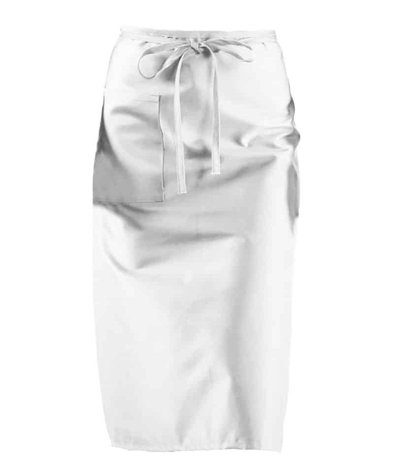 Grembiule lungo senza pettorina Colore Italiano MI011 7 Grembiule lungo senza pettorina Colore Italiano MI011 bianco