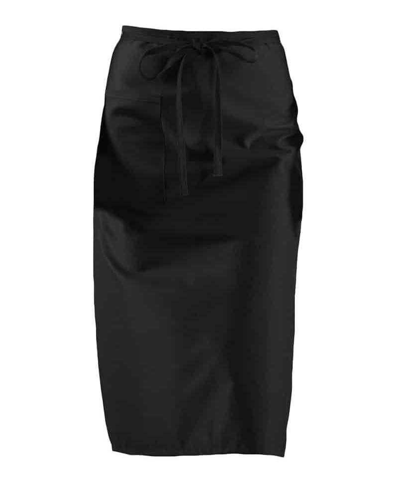 Grembiule lungo senza pettorina Colore Italiano MI011 10 Grembiule lungo senza pettorina Colore Italiano MI011 nero