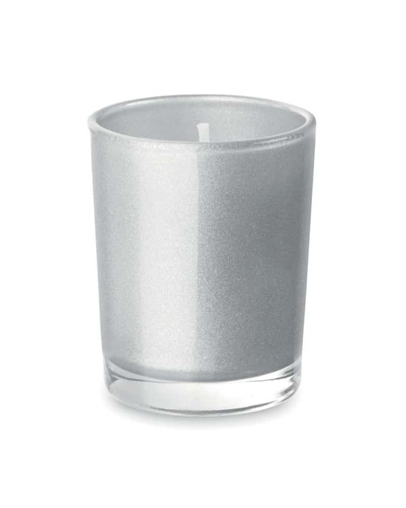 Candela profumata in confezione di vetro colorato MO9030 7 Candela-profumata-in-confezione-di-vetro-colorato.-mo9030-argento