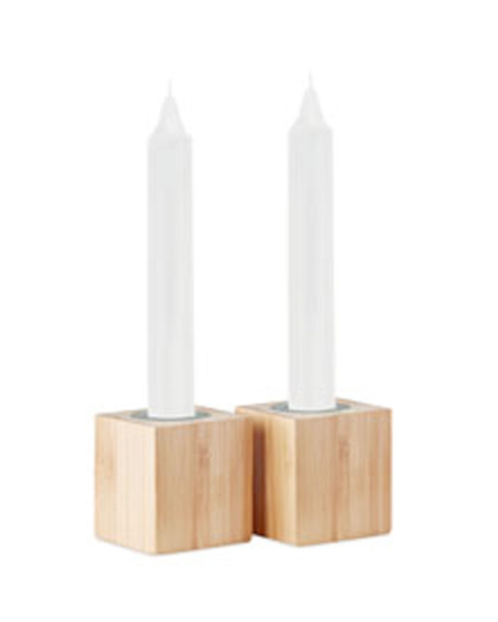 Set-di-2-candele-per-la-cena-e-portacandela-in-bamboo-mo6320