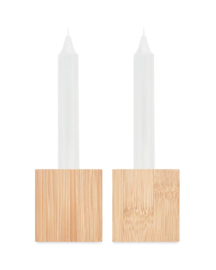 Set-di-2-candele-per-la-cena-e-portacandela-in-bamboo-mo6320-retro
