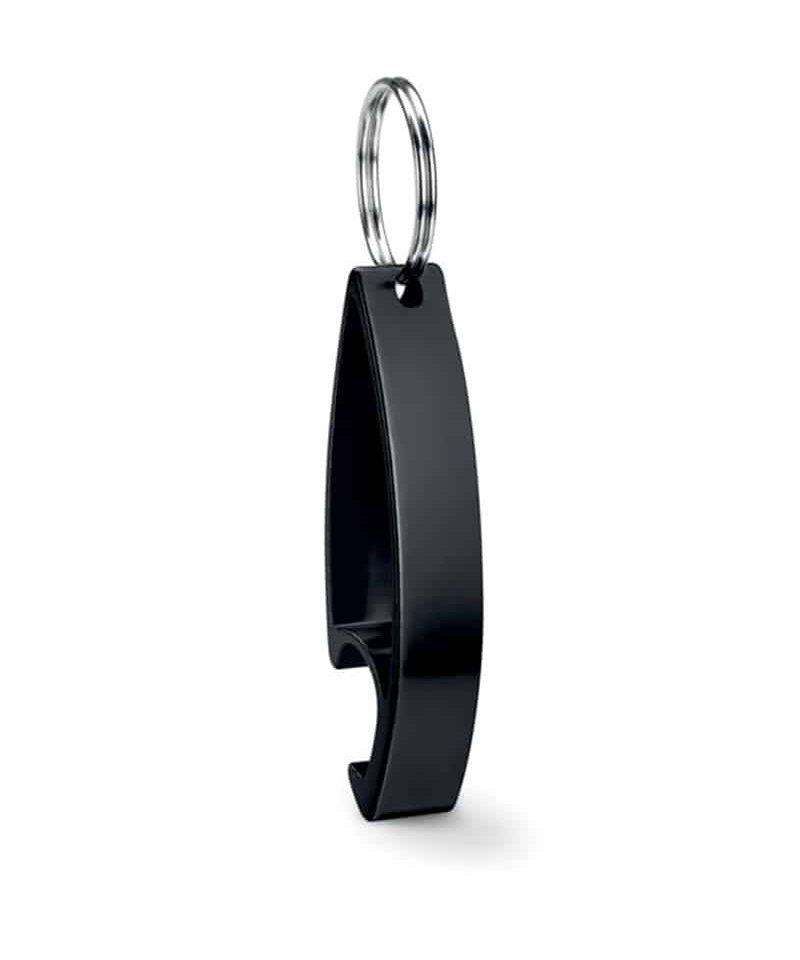 Portachiavi con apribottiglie in alluminio MO8664 8 portachiavi-con-apribottiglie-in-alluminio-mo8664-nero