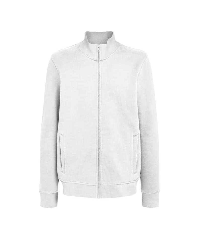Felpa unisex zip intera Black Spider BS334 12 Felpa-unisex-zip-intera-Black-Spider-BS334-bianco