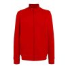 Felpa-unisex-zip-intera-Black-Spider-BS334-rosso