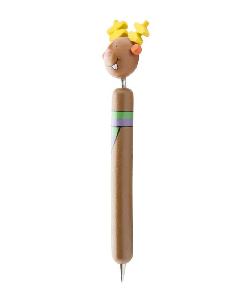 Penna-a-sfera-in-legno-natalizia-ap809348-renna