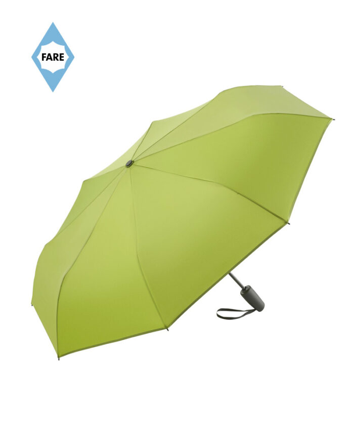 Mini ombrello automatico con due pannelli riflettenti FARE FA5477 verde lime
