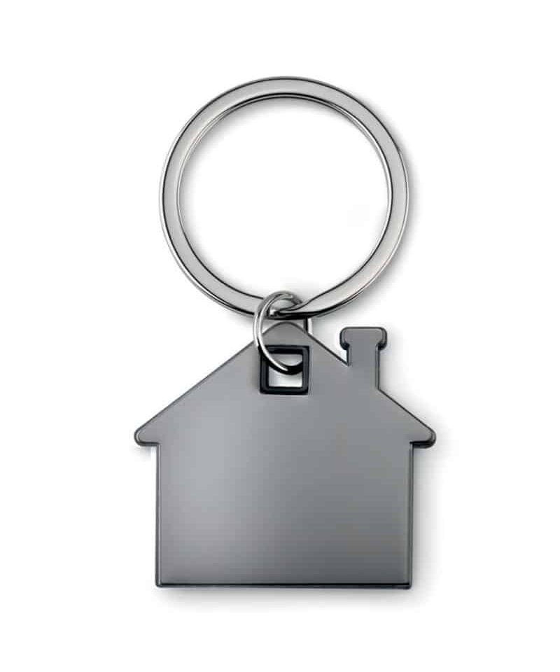 Portachiavi a forma di casa in ABS e acciaio MO8877 10 Portachiavi-a-forma-di-casa-in-ABS-e-acciaio-MO8877-nero