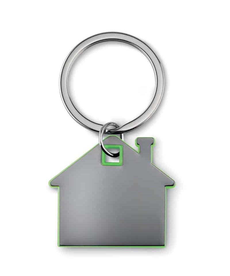 Portachiavi-a-forma-di-casa-in-ABS-e-acciaio-MO8877-verde