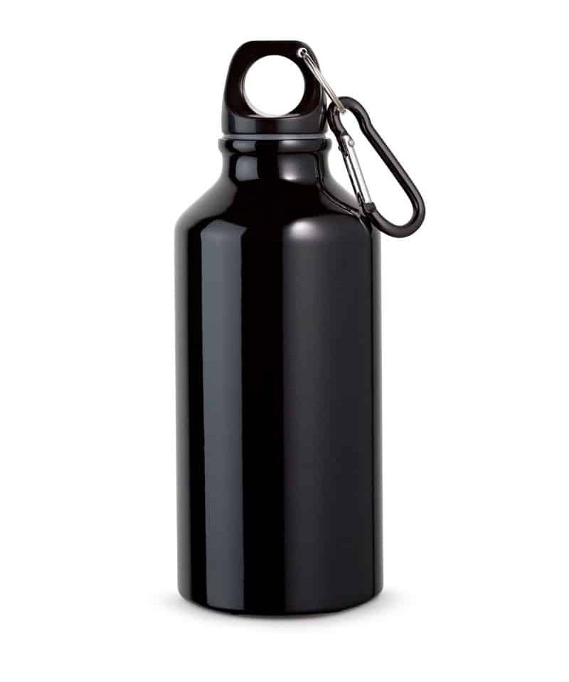 Borraccia in alluminio con moschettone 400ml 94601 25 Borraccia-in-alluminio-con-moschettone-400ml-94601_103-nero