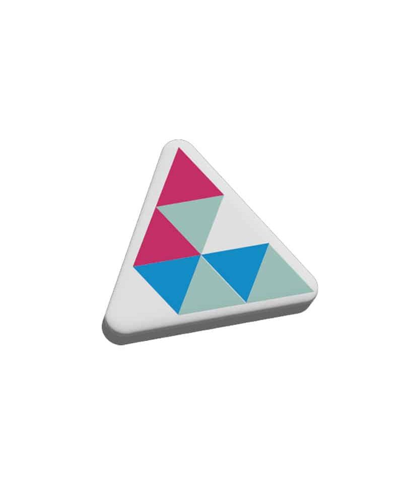 gomme-personalizzate-triangolari-da-cancellare-bybrand-roma-gadget-per-uffici-e-musei