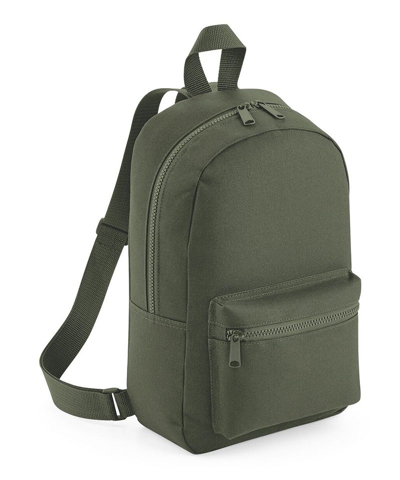 Mini zaino in poliestere Bagbase BG153 14 Mini zaino in poliestere Bagbase BG153 verde oliva