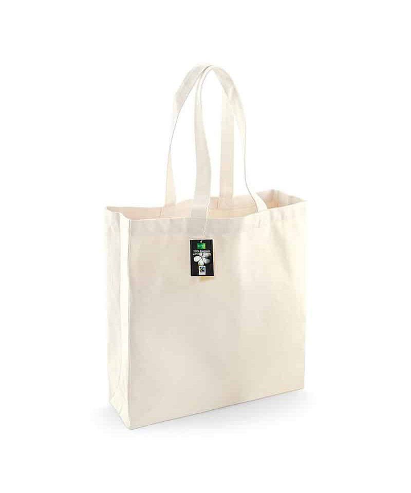 Shopper in Canvas Fair Trade 39x42x13cm Westford Mill W623 10 Shopper-in-Canvas-Fair-Trade-39x42x13cm-Westford-Mill-W623-naturale