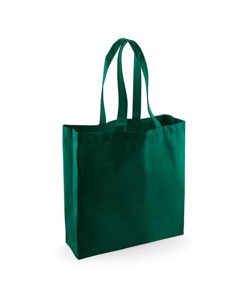 Shopper-in-Canvas-Fair-Trade-39x42x13cm-Westford-Mill-W623-verde-bottiglia