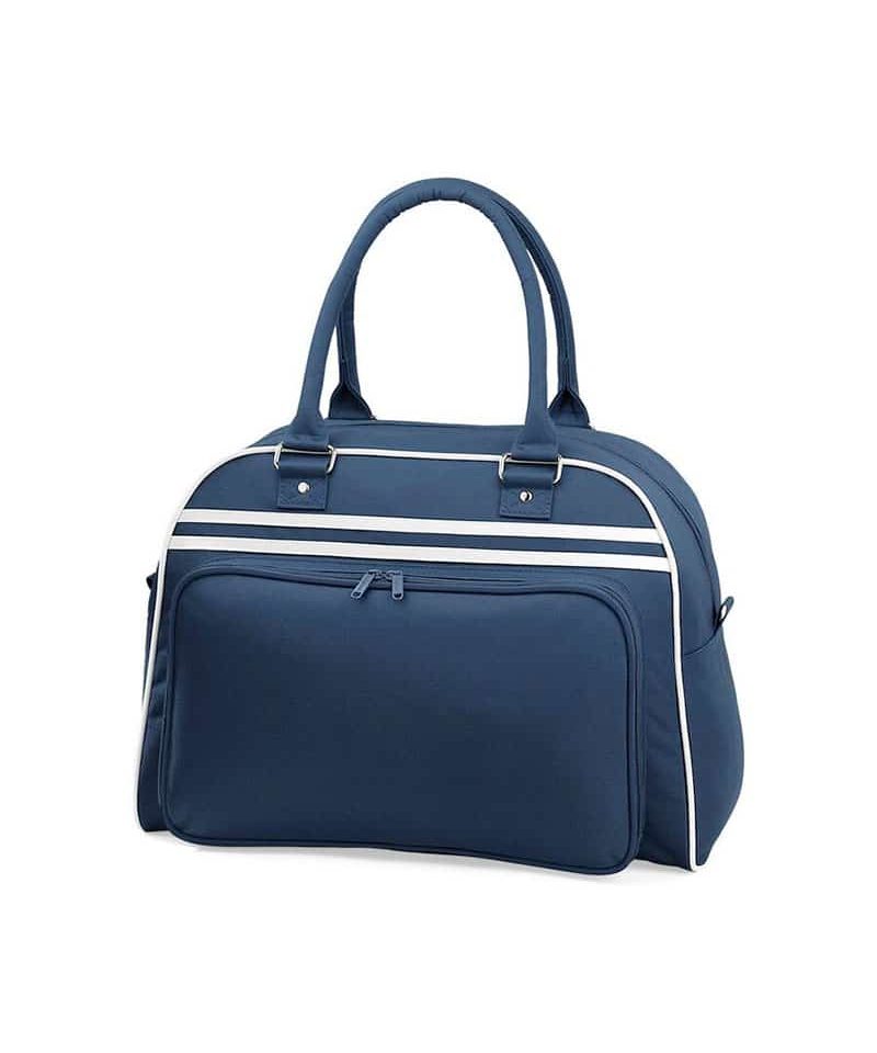 Borsa-danza-in-poliestere-Bagbase-BG75-blu-navy-bianco