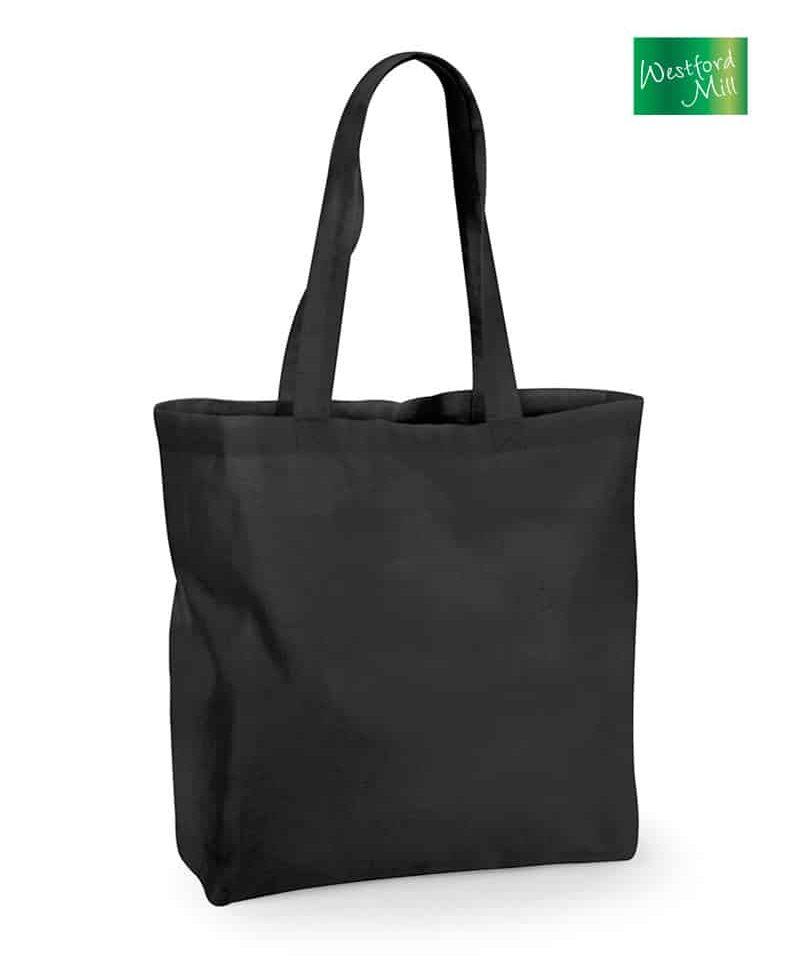 Borsa in cotone riciclato maxi Wesford Mill W925 5 Borsa-in-cotone-riciclato-maxi-Wesford-Mill-W925-nero