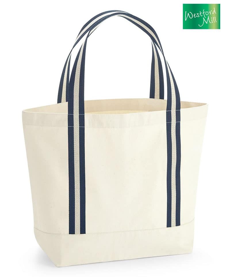 Borsa mare in canvas organico Westford Mill W690 8 Borsa-mare-in-canvas-organico-Westford-Mill-W690-blu-navy