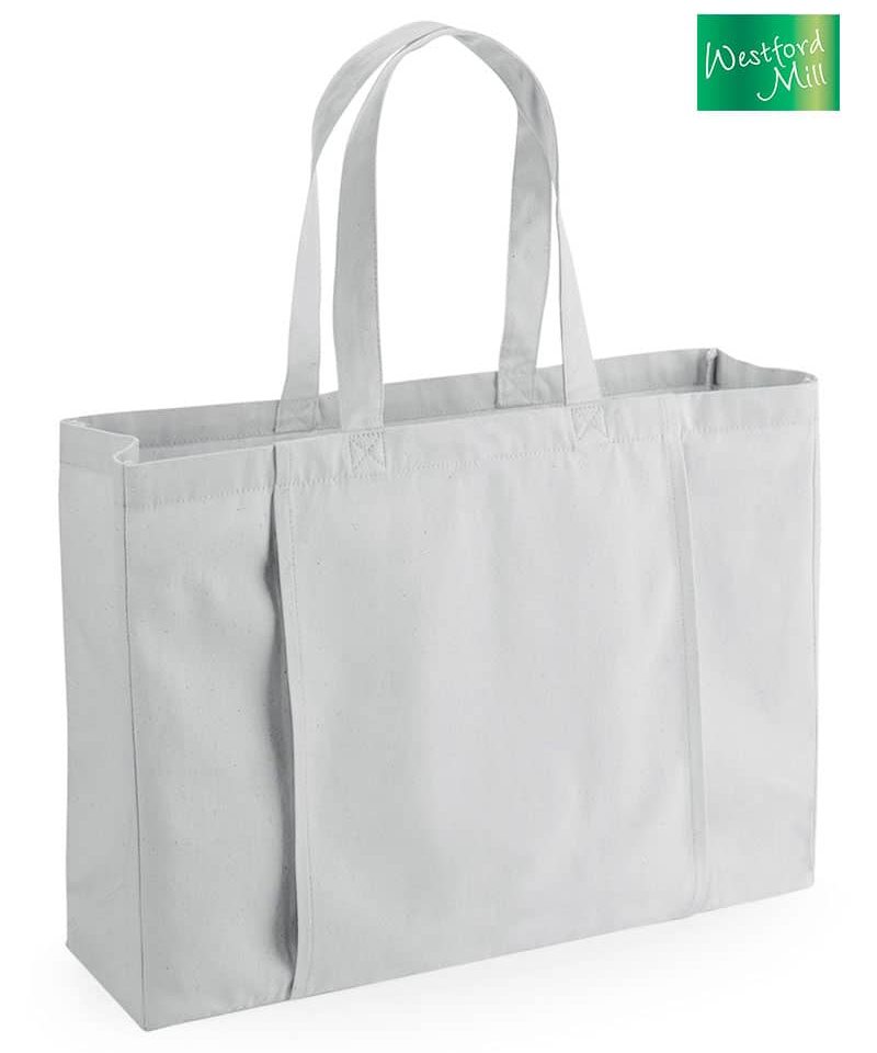 Borsa-mare-in-canvas-organico-Westford-Mill-W818-grigio