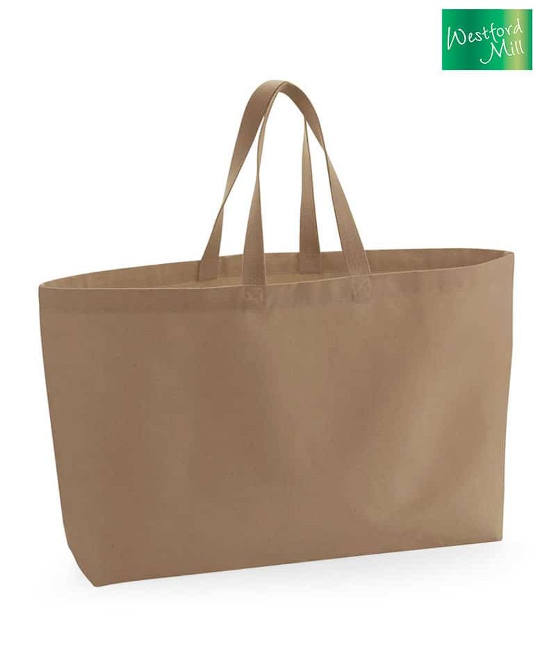 Borsa-mare-maxi-in-canvas-Westford-Mill-W696-marrone-caramello