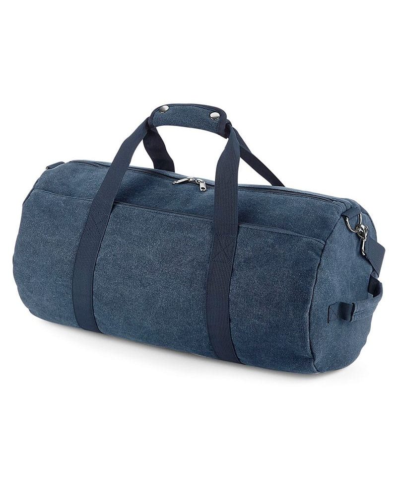 Borsone-in-canvas-vintage-Bagbase-BG655-blu-navy-vintage
