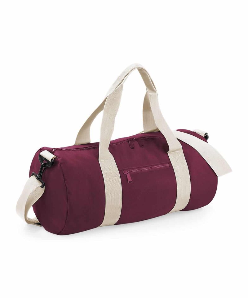 Borsone poliestere tubolare 50x25x25 Bagbase BG140 26 Borsone sport poliestere multitasca Bagbase BG544 bordeaux