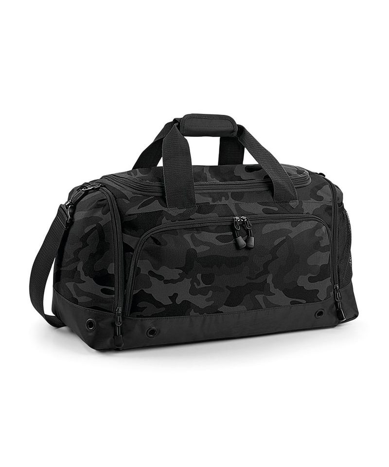 Borsone sport poliestere multitasca Bagbase BG544 16 Borsone sport poliestere multitasca Bagbase BG544 camouflage nero