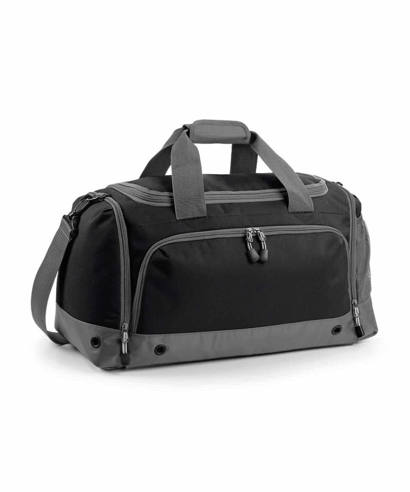 Borsone sport poliestere multitasca Bagbase BG544 24 Borsone sport poliestere multitasca Bagbase BG544 nero grigio