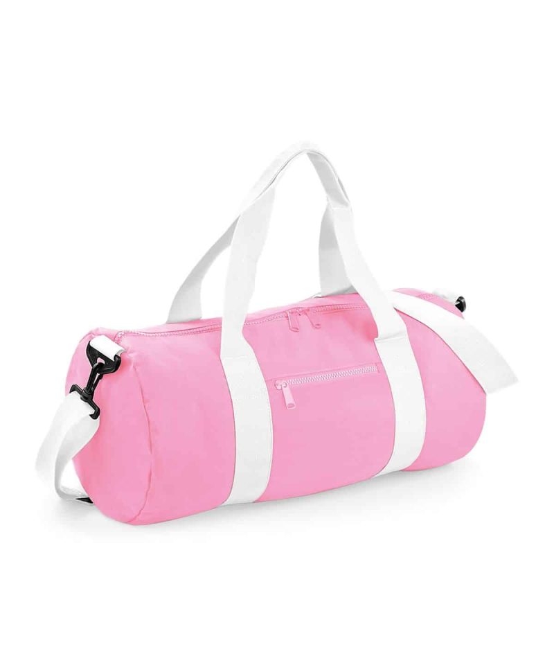 Borsone poliestere tubolare 50x25x25 Bagbase BG140 24 Borsone sport poliestere multitasca Bagbase BG544 rosa
