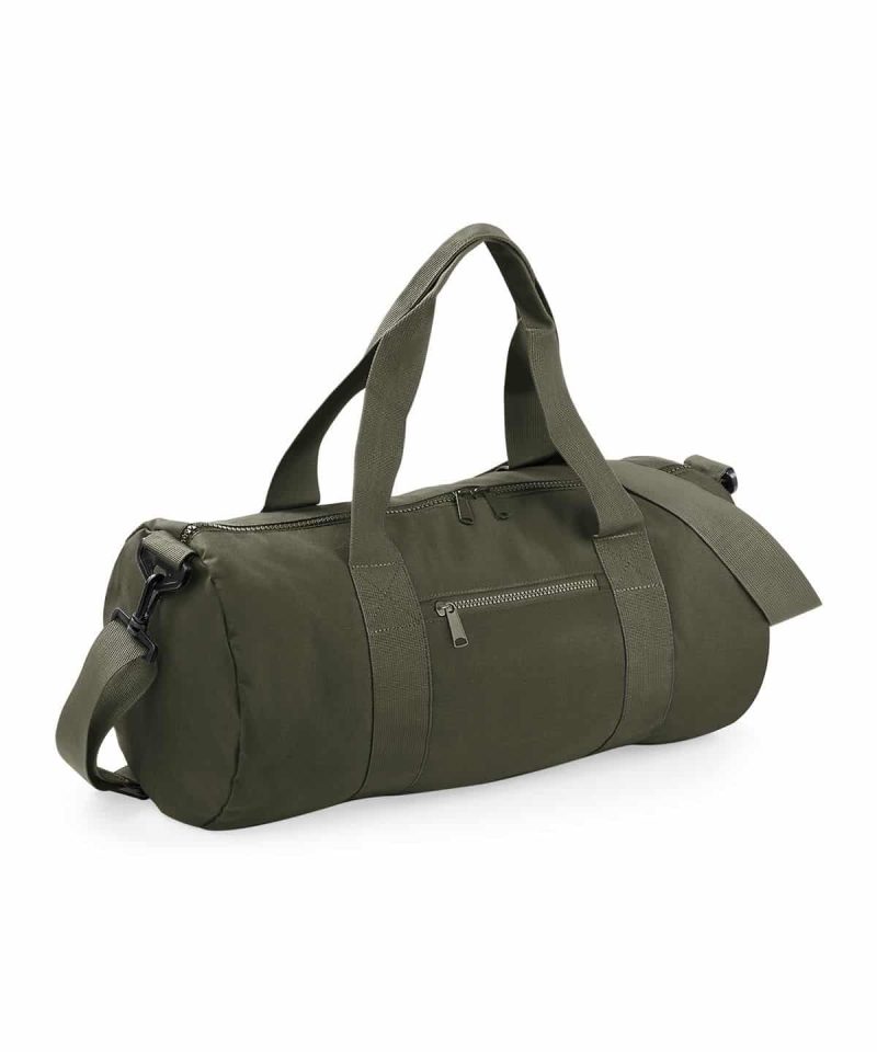 Borsone poliestere tubolare 50x25x25 Bagbase BG140 23 Borsone sport poliestere multitasca Bagbase BG544 verde militare