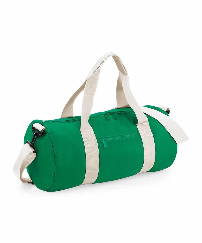 Borsone poliestere tubolare 50x25x25 Bagbase BG140 18 Borsone sport poliestere multitasca Bagbase BG544 verde natural