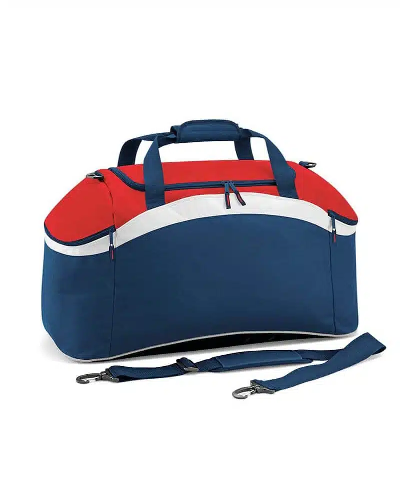 Borsone-sport-tricolore-poliestere-Bagbase-BG572-blu-rosso-bianco