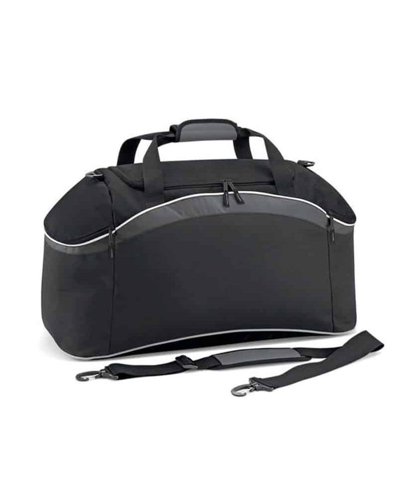 Borsone sport tricolore poliestere Bagbase BG572 15 Borsone-sport-tricolore-poliestere-Bagbase-BG572-nero-grigio-bianco