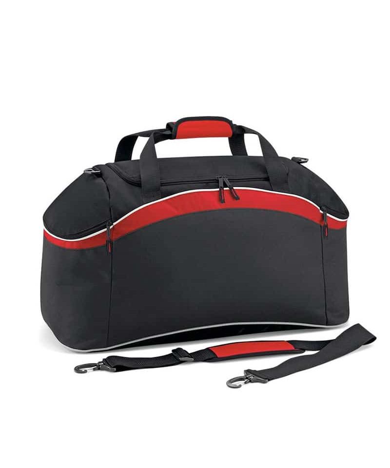 Borsone sport tricolore poliestere Bagbase BG572 14 Borsone-sport-tricolore-poliestere-Bagbase-BG572-nero-rosso-bianco