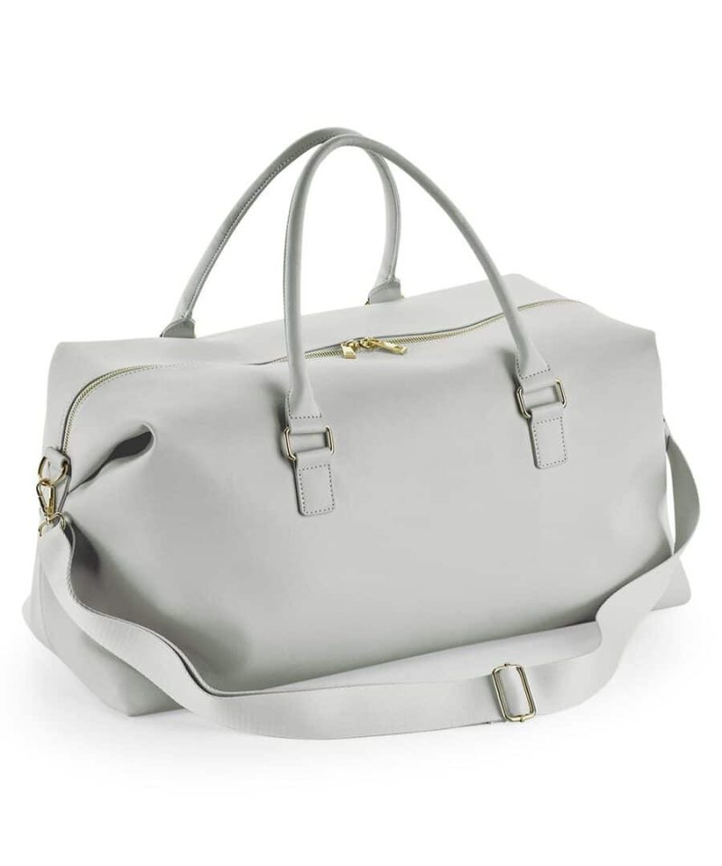 Borsone viaggio in simil pelle PU Bagbase BG760 10 Borsone viaggio in simil pelle PU Bagbase BG760 grigio