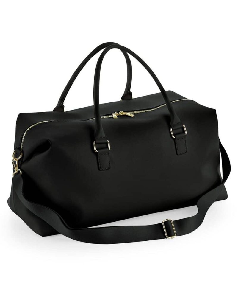 Borsone viaggio in simil pelle PU Bagbase BG760 11 Borsone viaggio in simil pelle PU Bagbase BG760 nero