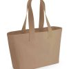 Maxi borsa in canvas Westford Mill W610 1 Maxi-borsa-in-canvas-Westford-Mill-W610-caramello