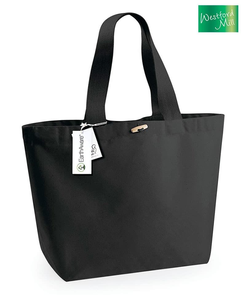 Maxi borsa in cotone organico Westford Mill W855 10 Maxi-borsa-in-cotone-organico-Westford-Mill-W855-nero