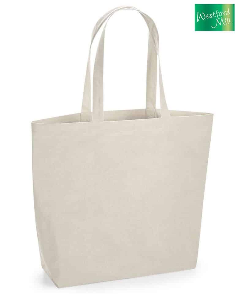 Maxi-shopper-in-cotone-organico-Westford-Mill-W285-sabbia