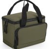 Mini Borsa frigo in poliestere riciclato Bagbase BG288 1 Mini Borsa frigo in poliestere riciclato Bagbase BG288 verde militare