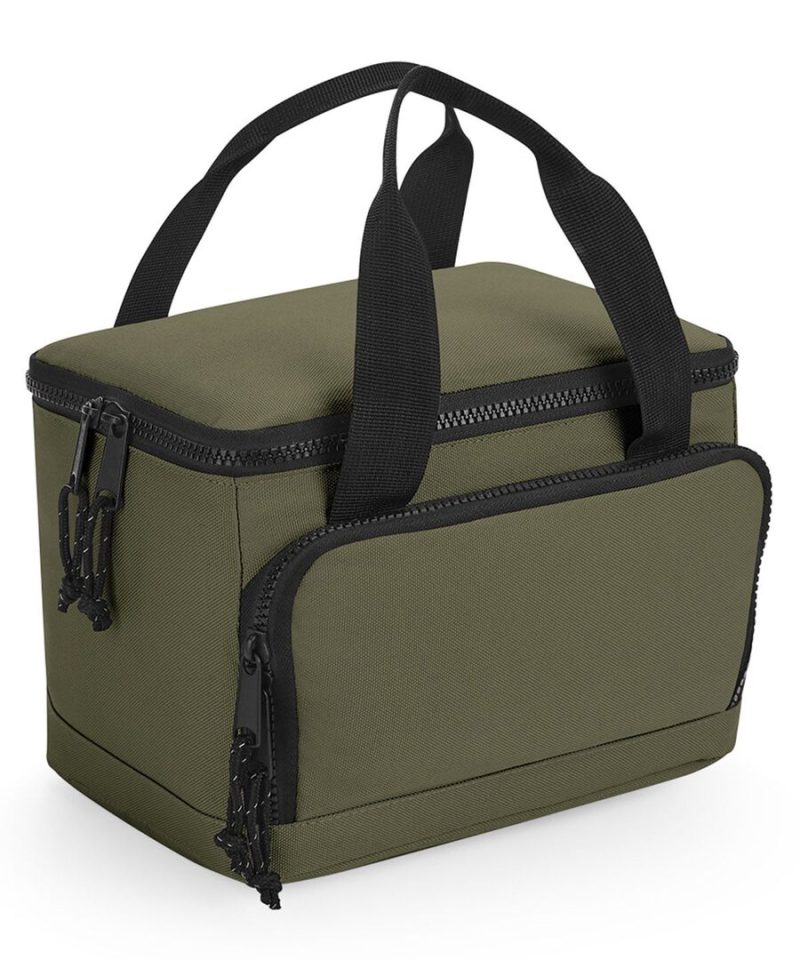 Mini Borsa frigo in poliestere riciclato Bagbase BG288 verde militare
