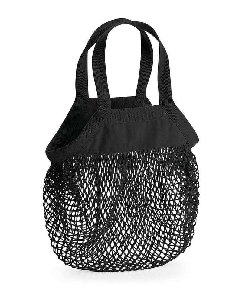 Mini shopper in rete in cotone organico Westford Mill W151 14 Mini-shopper-in-rete-in-cotone-organico-Westford-Mill-W151-nero