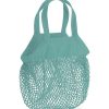 Mini shopper in rete in cotone organico Westford Mill W151 1 Mini shopper in rete in cotone organico Westford Mill W151 verde salvia