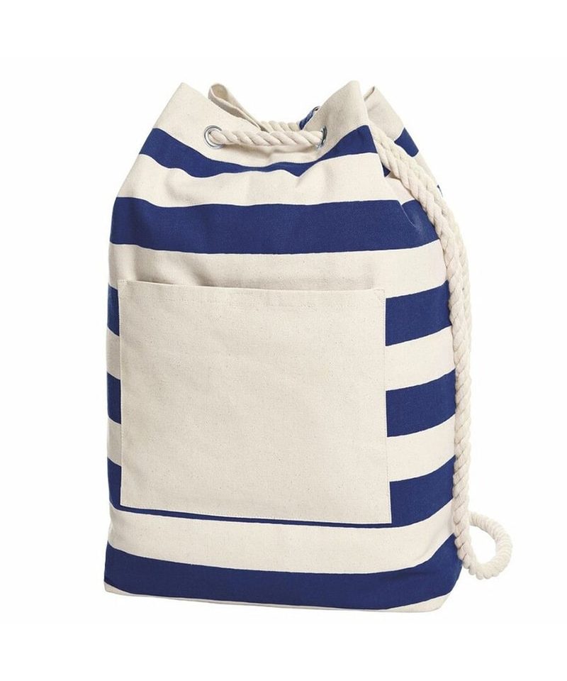 Sacca mare in cotone Halfar H1813348 blu navy