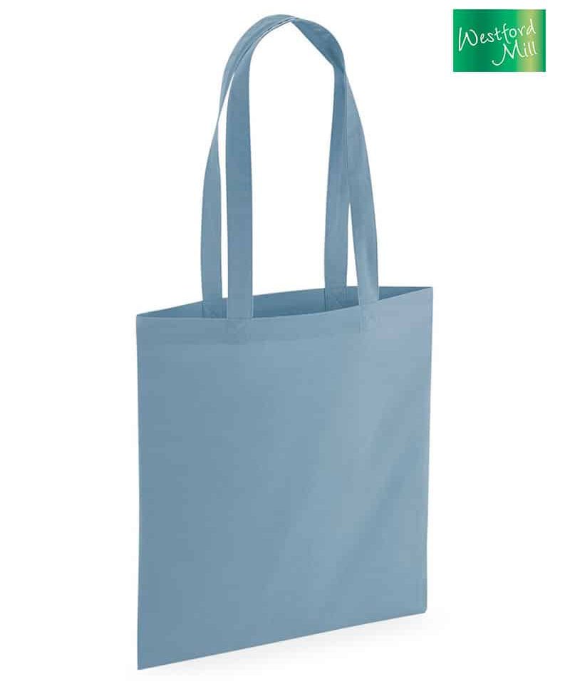 Shopper in cotone organico Westford Mill W281 9 Shopper-in-cotone-organico-Westford-Mill-W281-blu-avio