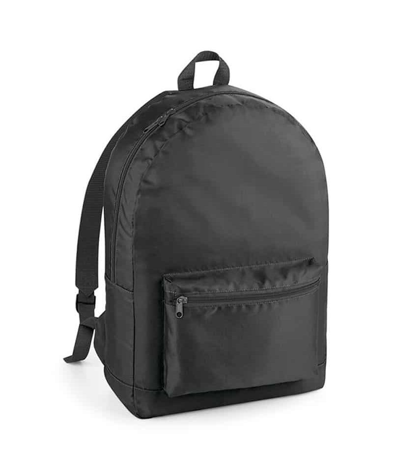 Zaino-richiudibile-in-poliestere-Bagbase-BG151-nero