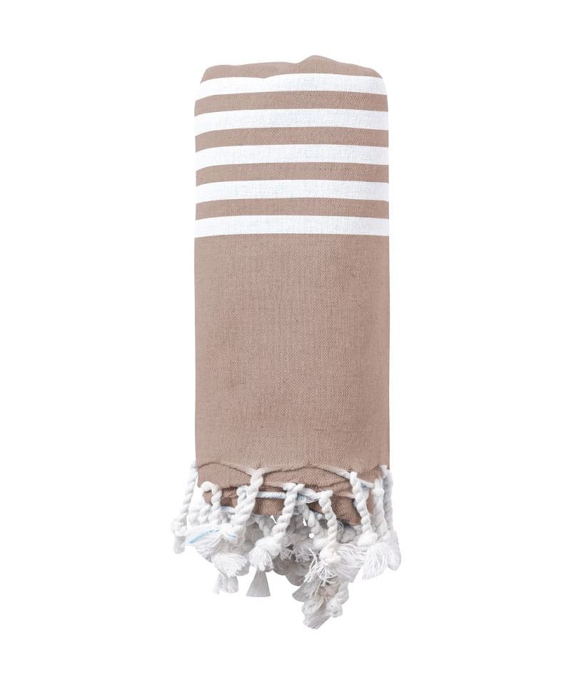 Telo-mare-in-cotone-bicolore-AP722838-marrone